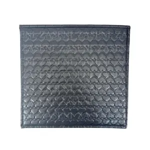 MANTEL ESTÉTICA ACOLCHADO CORAZONES CUADRADO NEGRO