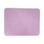 MANTEL ESTÉTICA ACOLCHADO CORAZONES RECTANGULAR LILA CLARO