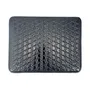MANTEL ESTÉTICA ACOLCHADO CORAZONES RECTANGULAR NEGRO