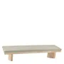 SOPORTE PARA MANICURA/PEDICURA MADERA LARGO BEIGE