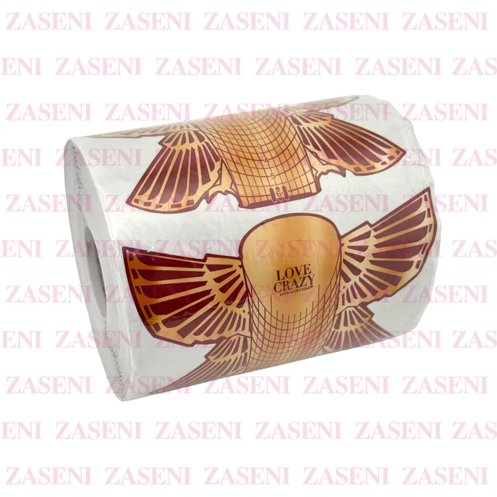 LOVE CRAZY MOLDE ADHESIVO UÑAS ESCARABAJO 300UDS