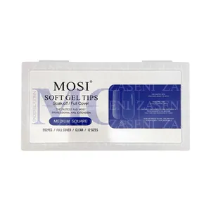 MOSI SOFT GEL TIPS MEDIUM SQUARE 552UDS