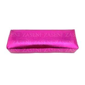 ALMOHADA MANICURA RECTANGULAR METALIZADA FUCSIA