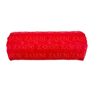 ALMOHADA MANICURA CORAZONES REDONDA ROJA