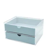 Organizador Cajonera Doble Azul