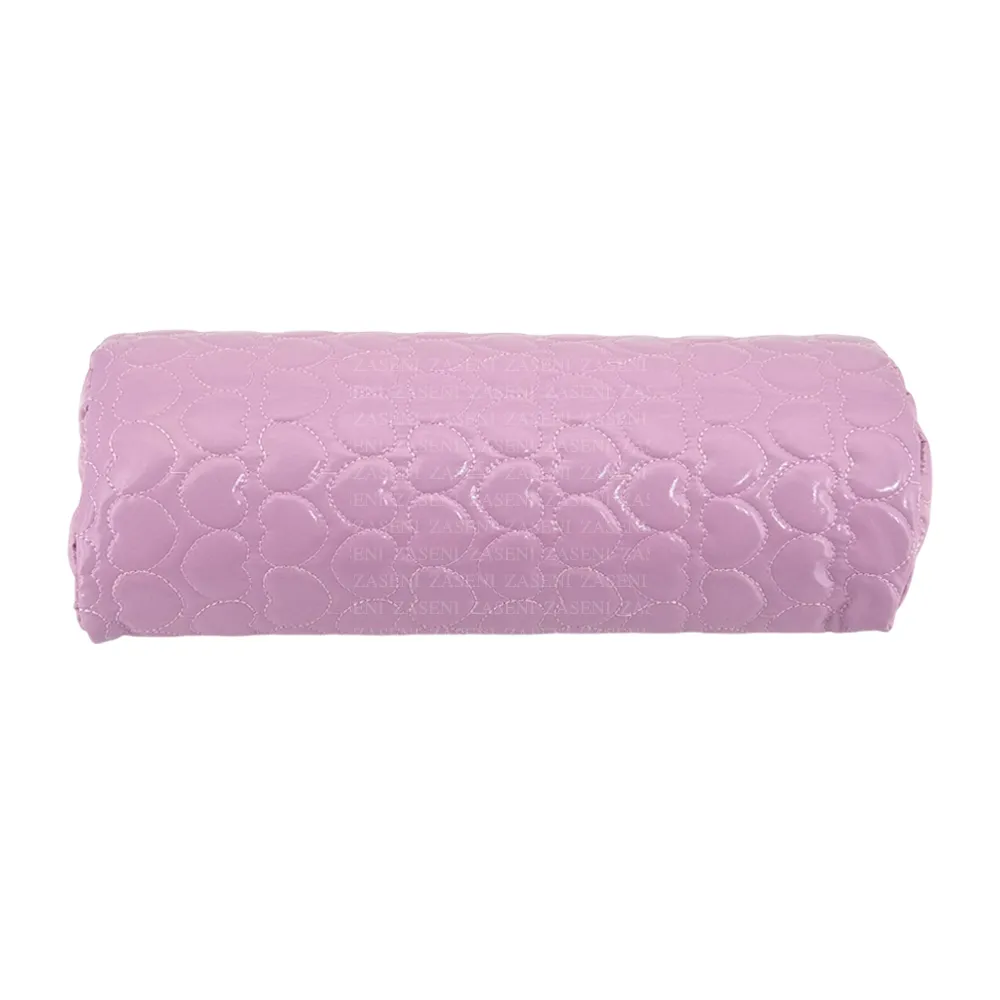 ALMOHADA MANICURA CORAZONES REDONDA ROSA