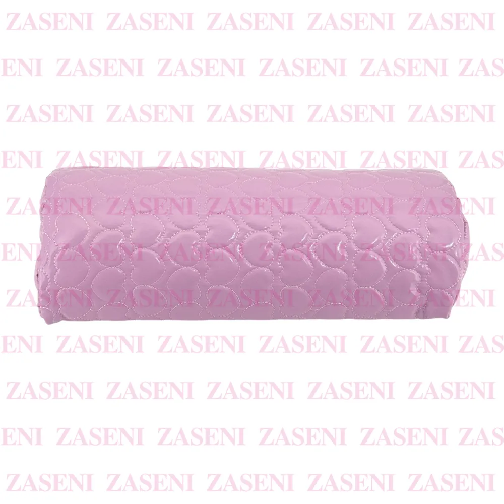 ALMOHADA MANICURA CORAZONES REDONDA ROSA