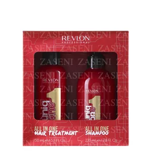 REVLON PACK UNIQ ONE CHAMPÚ Y TRATAMIENTO MULTIBENEFICIO