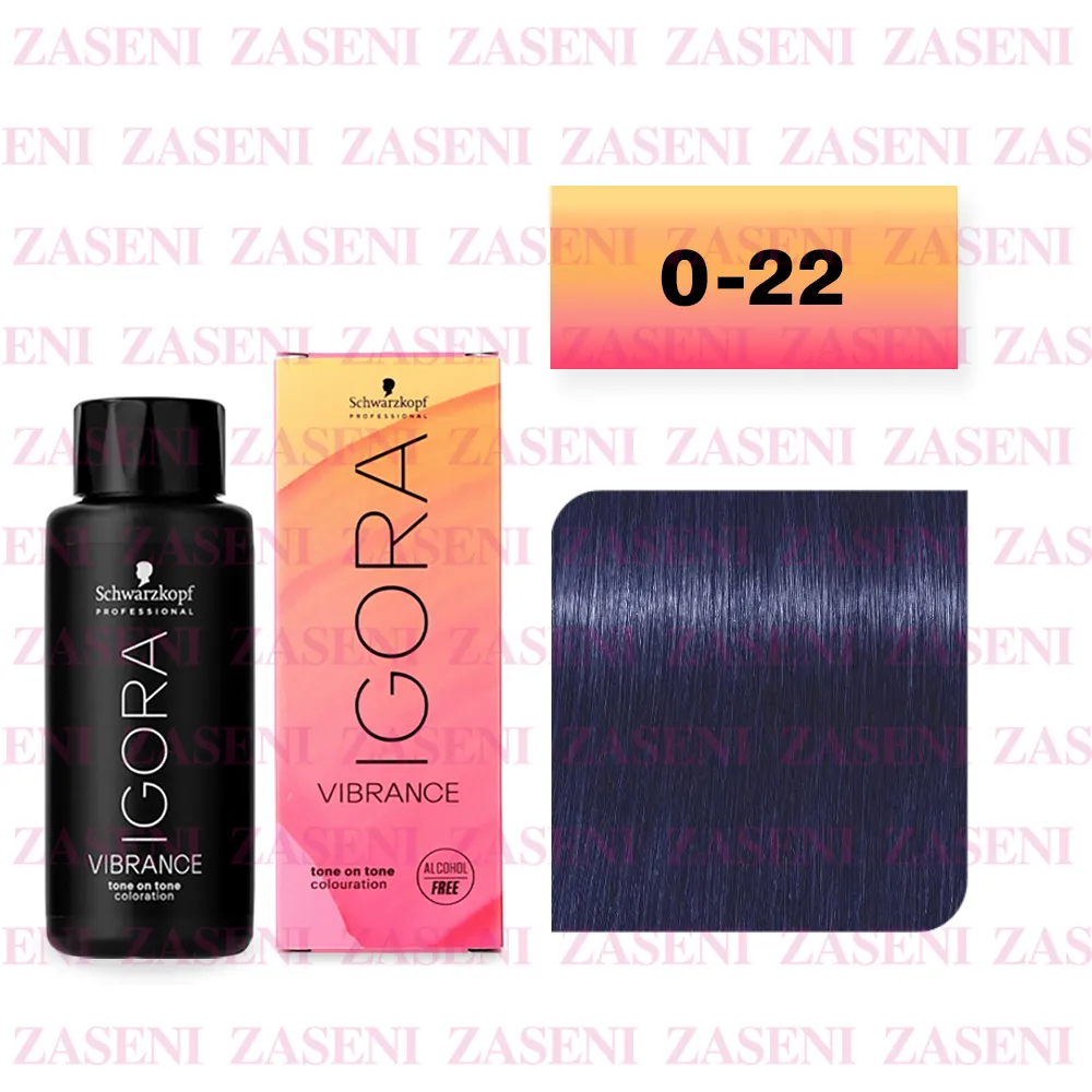 SCHWARZKOPF TINTE IGORA VIBRANCE 0-22 CONCENTRADO HUMO 60ML