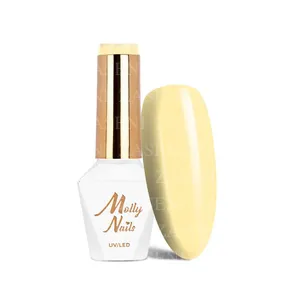 MOLLY LAC ESMALTE SEMIPERMANENTE HEMA FREE POWER FLOWER Nº 720 YELLOW DAFFODIL 8ML