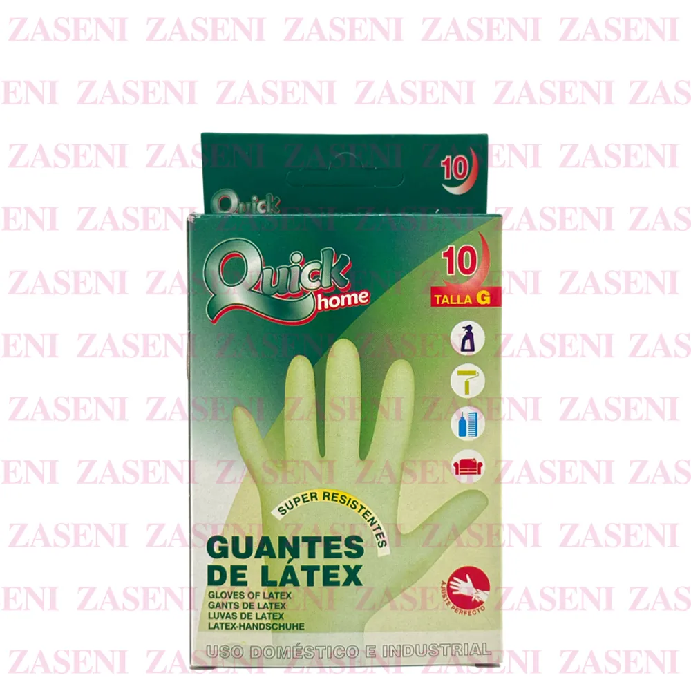 QUICK GUANTES LÁTEX 10UDS TALLA G