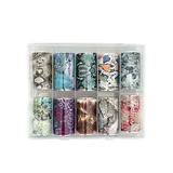 Foil Uñas Serpiente 10Uds