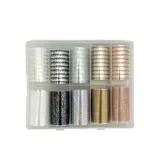 Foil Uñas Letras 10Uds