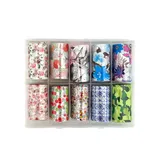 Foil Uñas Variado 10Uds