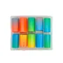 FOIL UÑAS COLORES 10UDS