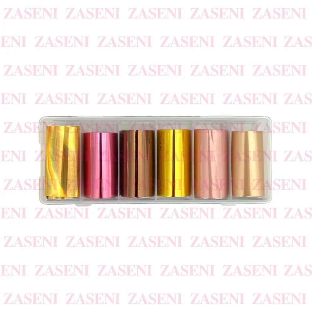 FOIL UÑAS METALIZADO 6UDS