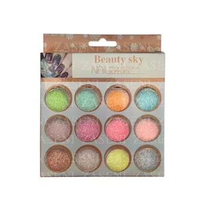 PACK DECORACIÓN UÑAS COLORES CLAROS 12UDS