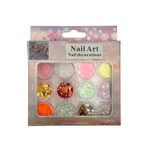PACK DECORACIÓN UÑAS VARIADO 12UDS