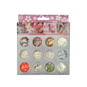 PACK DECORACIÓN UÑAS ESCAMAS 12UDS