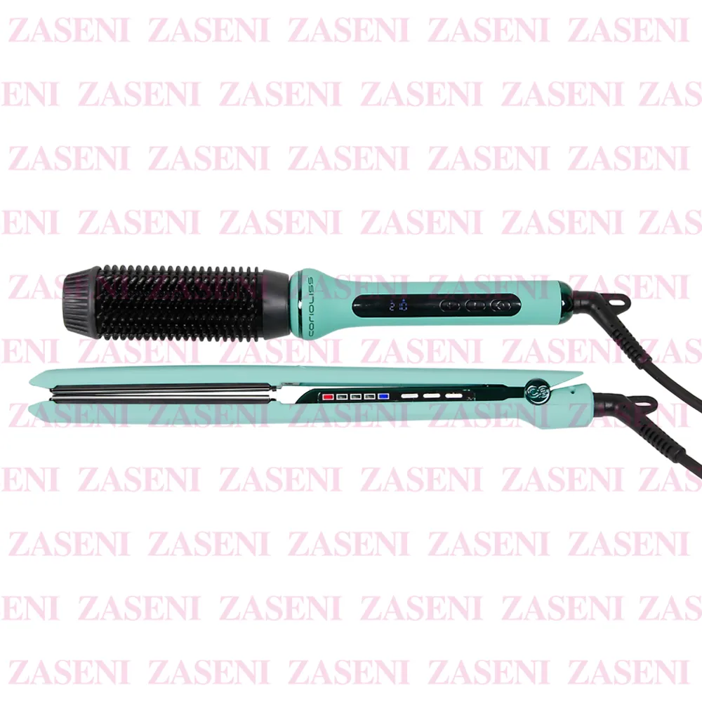 CORIOLISS KIT PLANCHA C3 + HOT BRUSH MINT GREEN COLLECTION