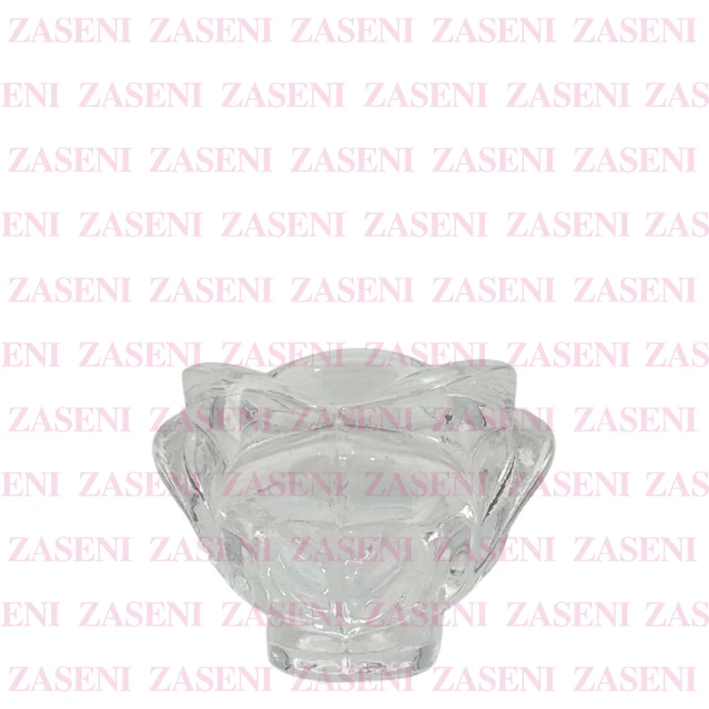 VASO CRISTAL MONÓMERO TRANSPARENTE FLOR MEDIANO