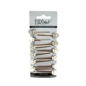 EUROSTIL PINZAS METAL MEDIANAS 12UDS