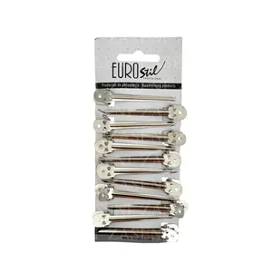 EUROSTIL PINZAS METAL GRANDES 12UDS