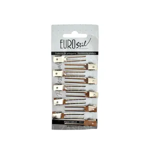 EUROSTIL PINZAS METAL DOBLE PATA 10UDS
