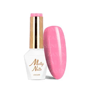 MOLLY LAC ESMALTE SEMIPERMANENTE HEMA FREE FLAMINGO COLLECTION Nº 144 GARDEN WITH FLOWERS 8ML