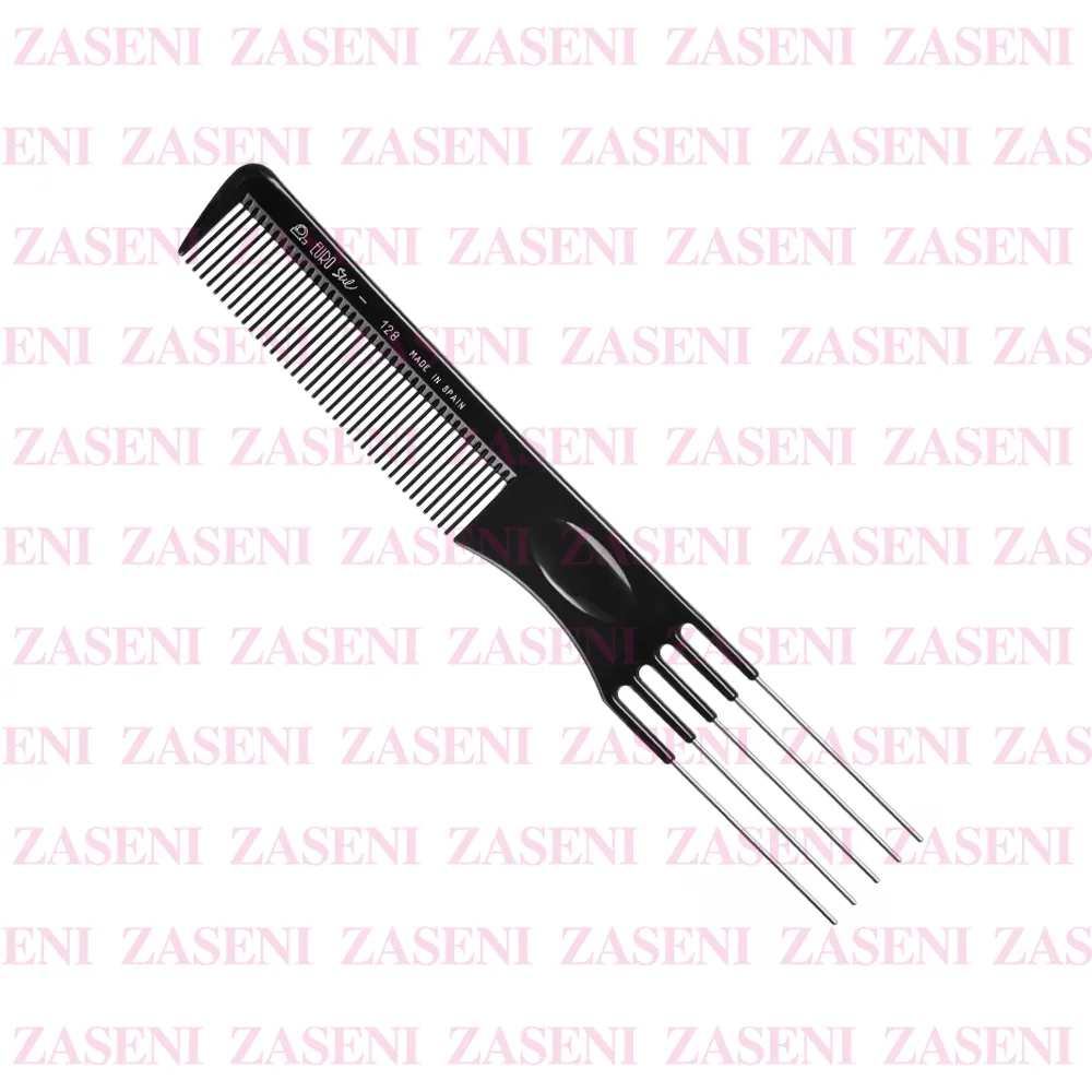EUROSTIL PEINE AHUECADOR PÚAS HIERRO 19.5CM