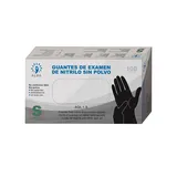 Alba Guantes Nitrilo Sin Polvo Negros 100Uds Talla S