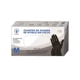 Alba Guantes Nitrilo Sin Polvo Negros 100Uds Talla M