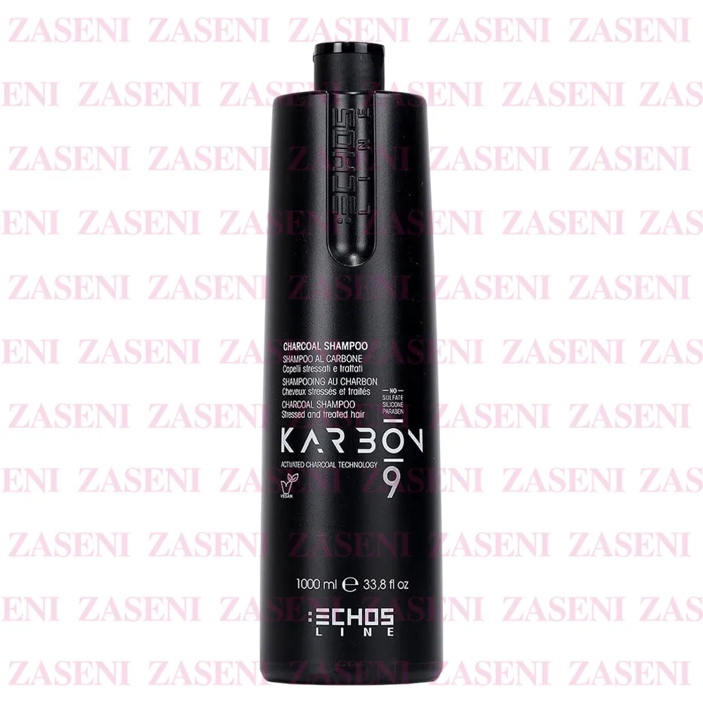 ECHOSLINE KARBON9 CHAMPÚ DE CARBÓN VEGETAL 1000ML