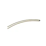 Horquillas Moño Curvas Lisas Bronces 75Uds 95mm