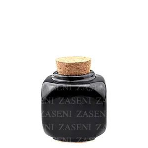 VASO PORCELANA NEGRO