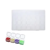 Caja Almacenamiento Piedras 28 Compartimentos