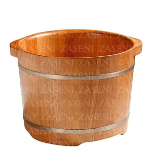BARRIL MADERA PEDICURA PEQUEÑO