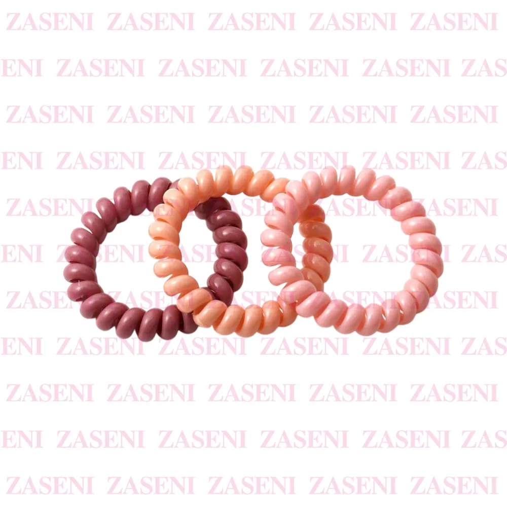 Coleteros Espiral Rosas 3Uds