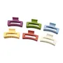 J&E PINZA DE PELO RECTANGULAR MATE GRANDE 1UD