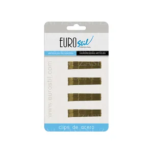 EUROSTIL HORQUILLAS CLIPS BRONCE 24UDS 50MM