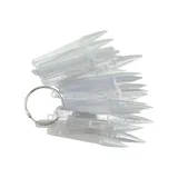 Muestrario Abanico Transparente Uñas Stiletto