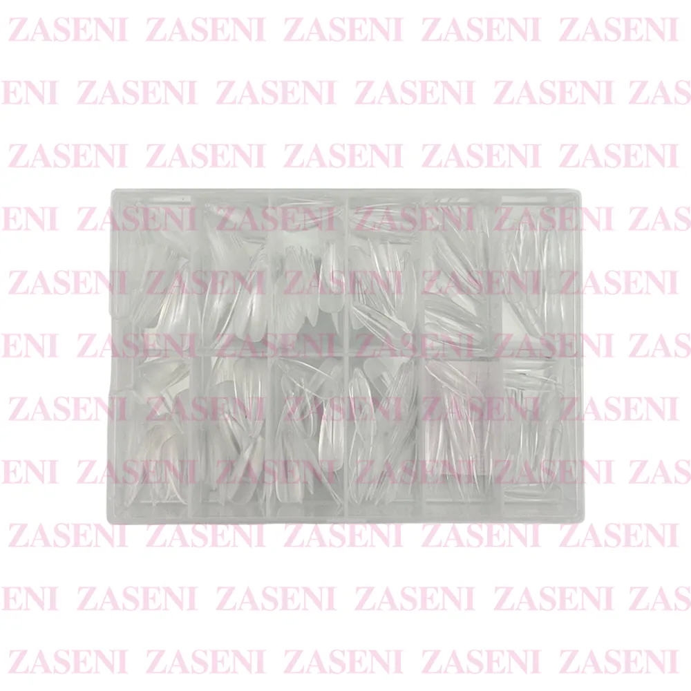 Mosi Uñas Postizas Transparentes Stiletto 240Uds