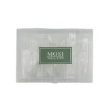 Mosi Tips Pres On Transparentes Cuadradados Largos 240Uds