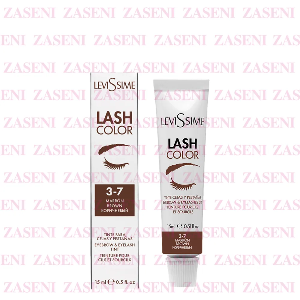 LEVISSIME LASH COLOR TINTE CEJAS Y PESTAÑAS Nº 3-7 MARRÓN 15ML