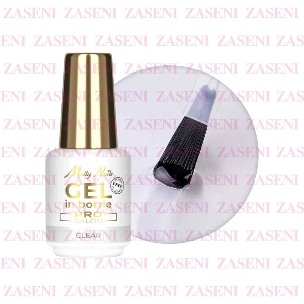 MOLLY LAC GEL IN BOTTLE PRO SALON HEMA FREE CLEAR 15ML