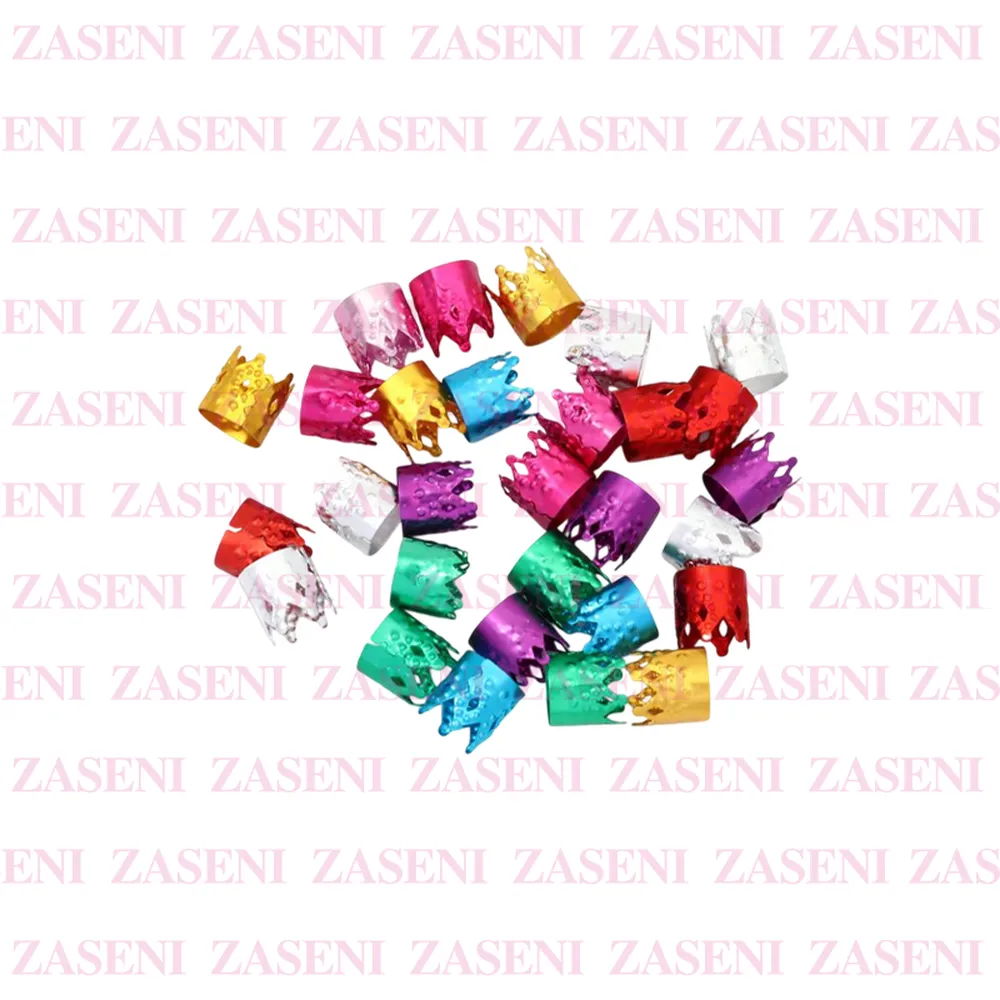 Anillos Decoración Pelo Corona Colores 29Uds