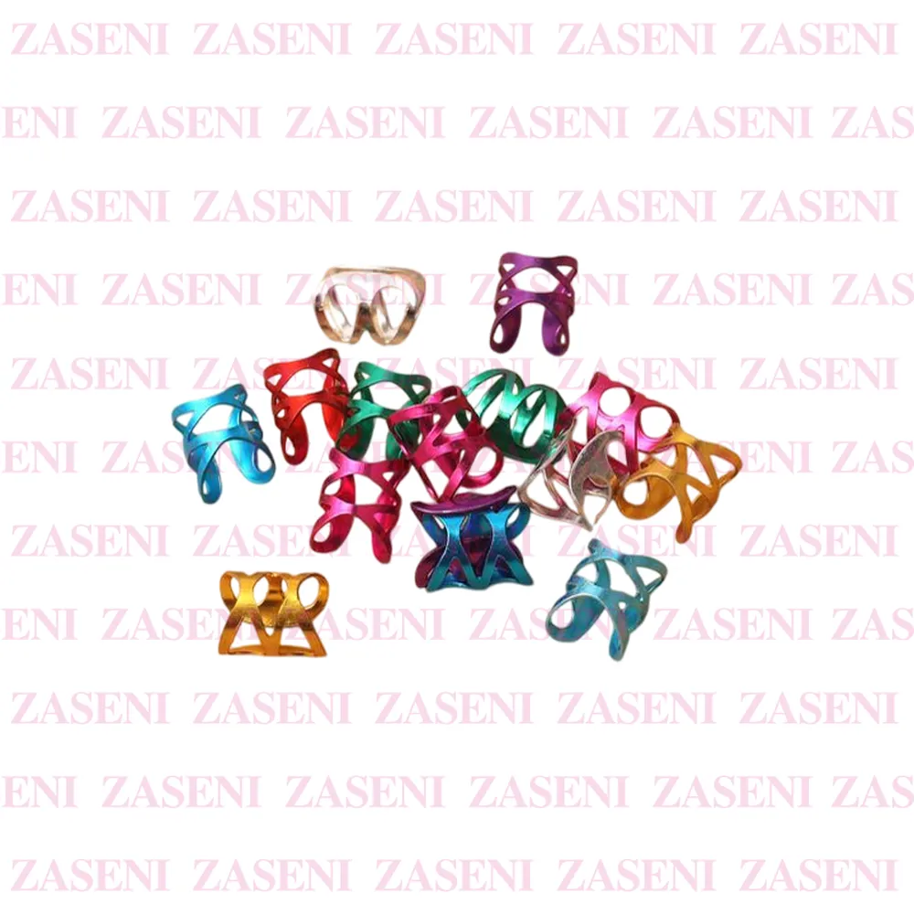 Anillos Decoración Pelo Colores 15Uds