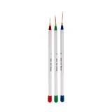 Kit Pinceles Finos Nail Art 3Uds