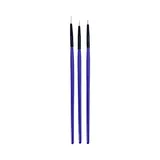 Kit Pinceles Nail Art Lilas 3Uds