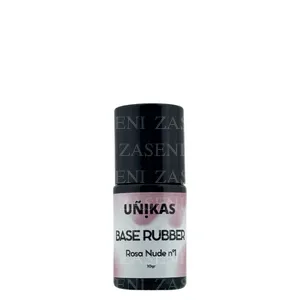 UÑIKAS BASE RUBBER ROSA NUDE 10GR